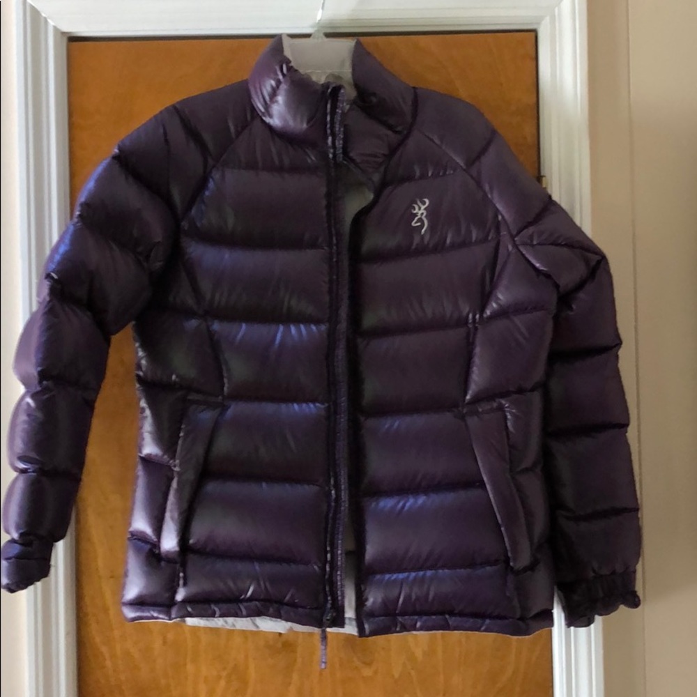 Browning Purple Down puffer coat size medium